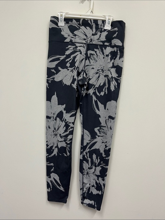 Vuori Pants - Vuori Black & Light Gray Floral Active Leggings Size Small (?)